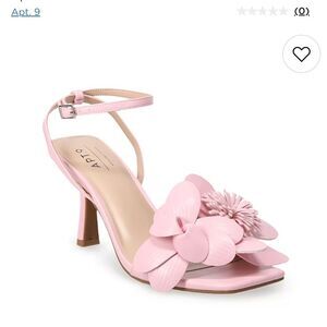 Apt. 9 Light Pink Floral Women's Heels